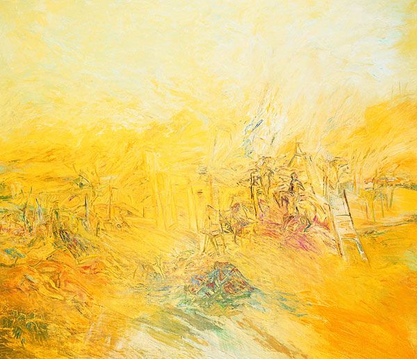 
                  Trash Stories II, 1993, Oil on canvas, 260 x 300 cm        