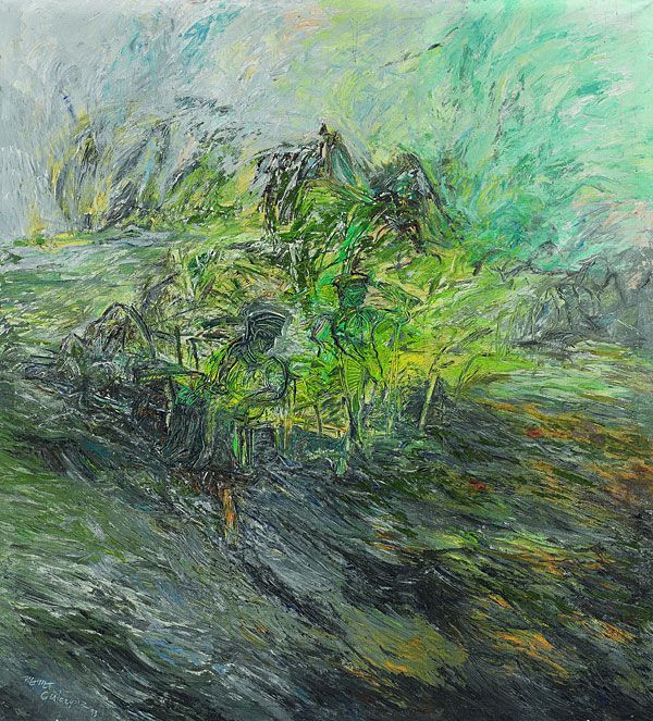 
                  Untitled, 1993, Oil on canvas, 300 x 260 cm        