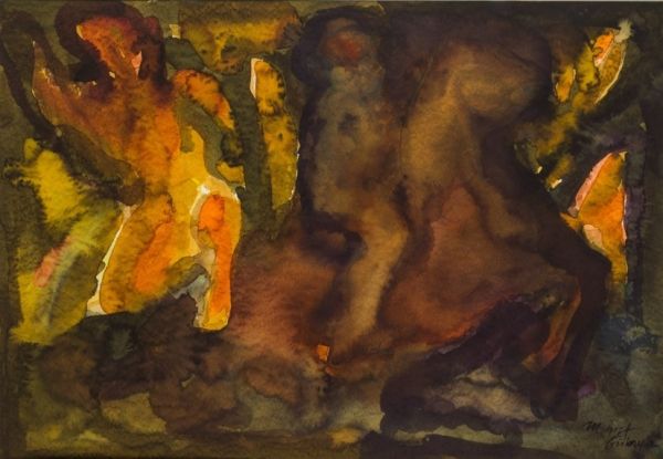 
                  Watercolor IV, 1996, Watercolor on paper, 50.5 x 73 cm        