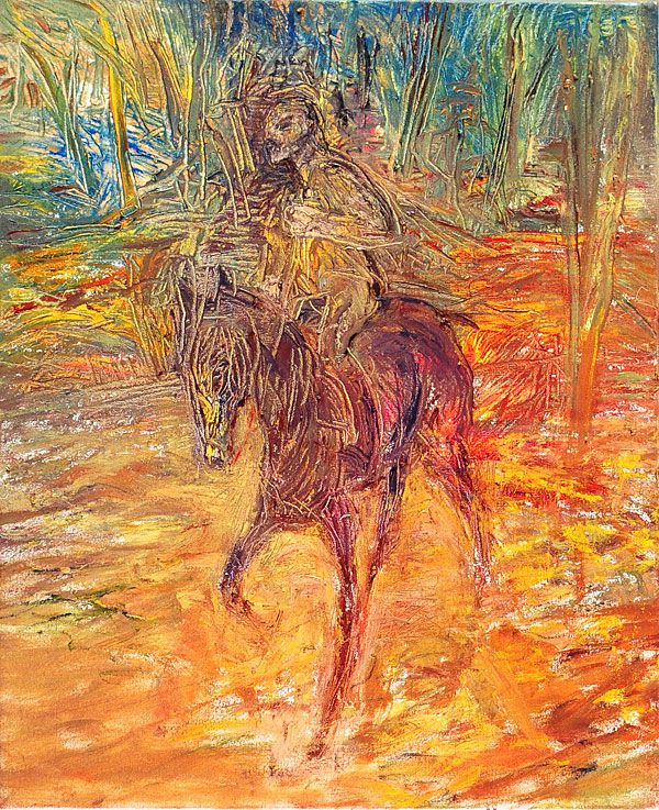 
                  Forest IV, 1996, Oil on canvas, 60 x 50 cm        