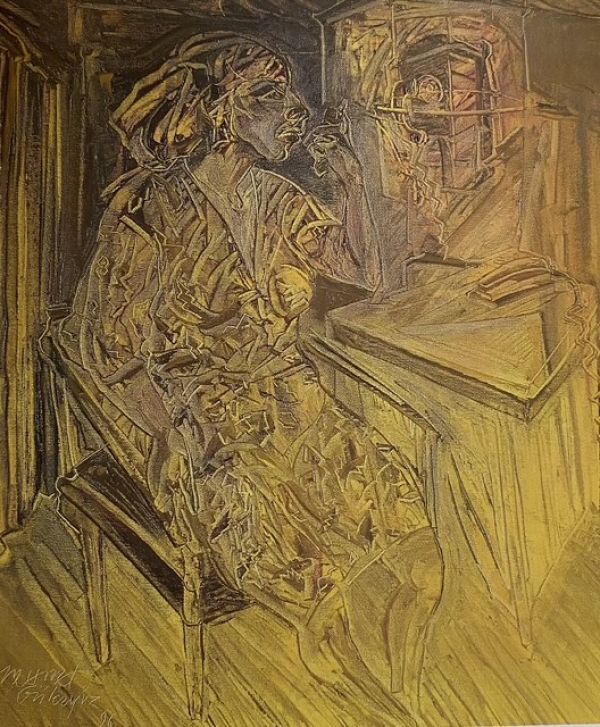 
                  Telephone, 1996, Oil on canvas, 60 x 50 cm        