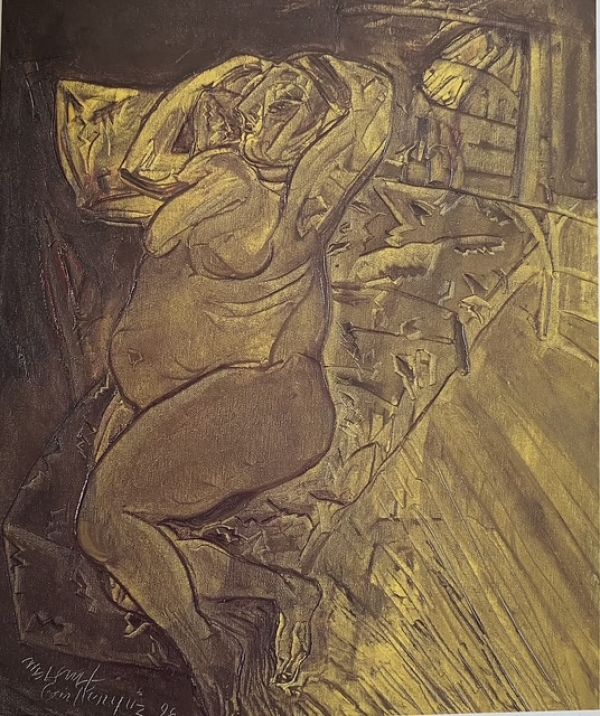 
                  Naked, 1996, Oil on canvas, 60 x 50 cm        