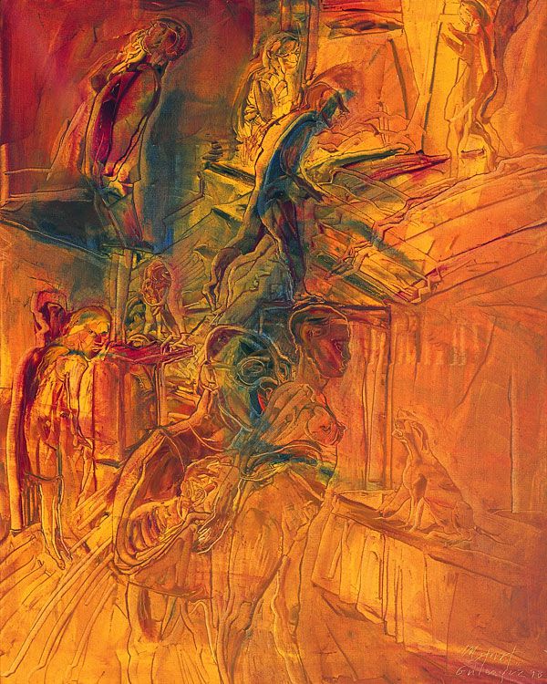 
                  Untitled, 1998, Oil on canvas, 70 x 56 cm        