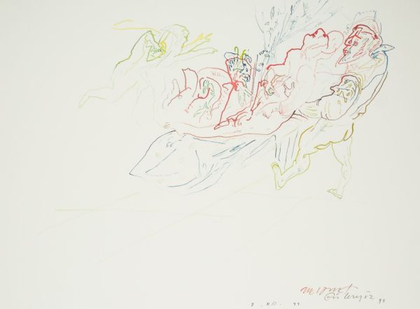 
                  7.XII.1999, 1999, Ecoline on paper, 51 x 71 cm        