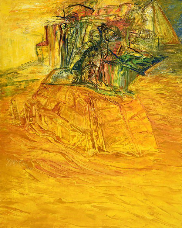 
                  L'egypt, 2000, Oil on canvas, 162 x 130 cm        