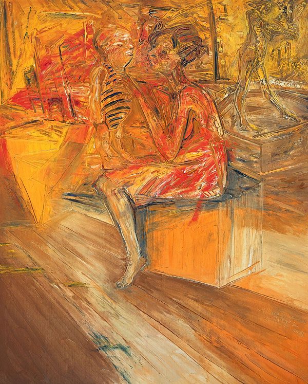 
                  My Son My Son, 2000, Oil on canvas, 162 x 130 cm        