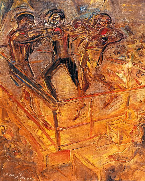 
                  I am Not A Bad Boxer, 2001, Oil on canvas, 69 x 55 cm        