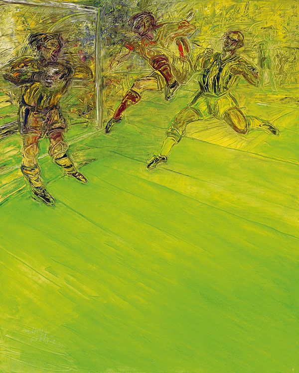 
                  Capture, 2001, Oil on canvas, 162 x 130 cm        