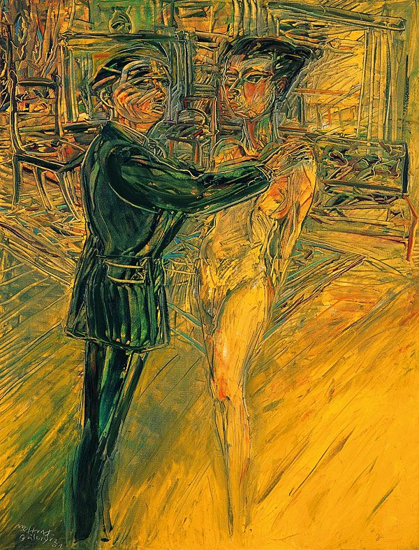 
                  Darling, Please Behave Yourself, 2001, Oil on canvas, 116 x 89 cm        