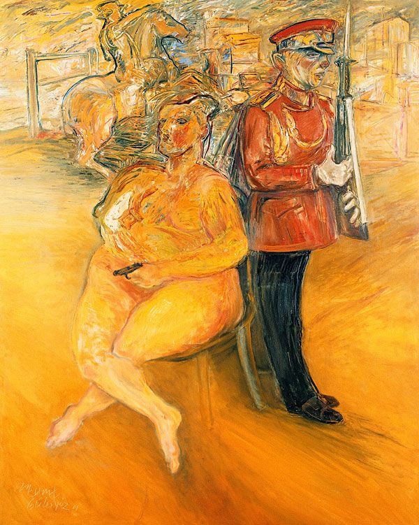 
                  Everything is Under Our Control, 2001, Oil on canvas, 162 x 130 cm        