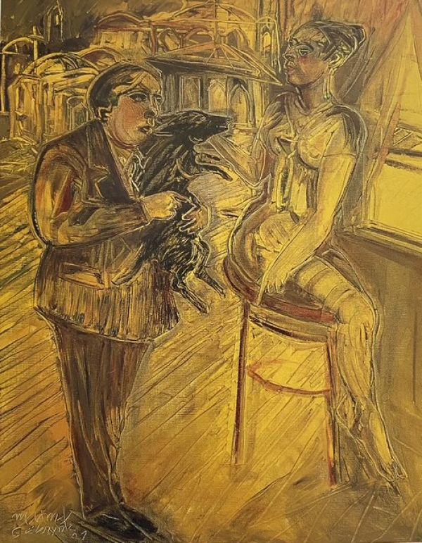 
                  Untitled, 2001, Oil on canvas, 70 x 56 cm        