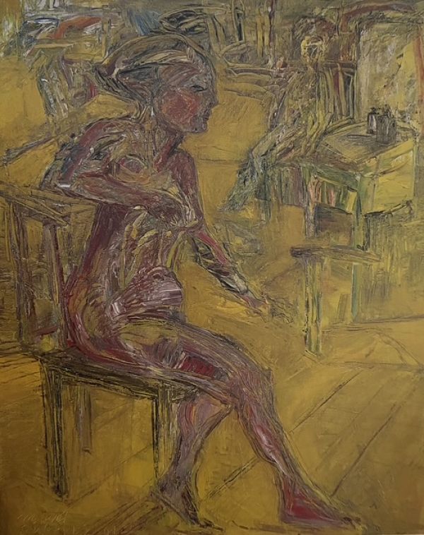 
                  Untitled, 2001, Oil on canvas, 70 x 56 cm        