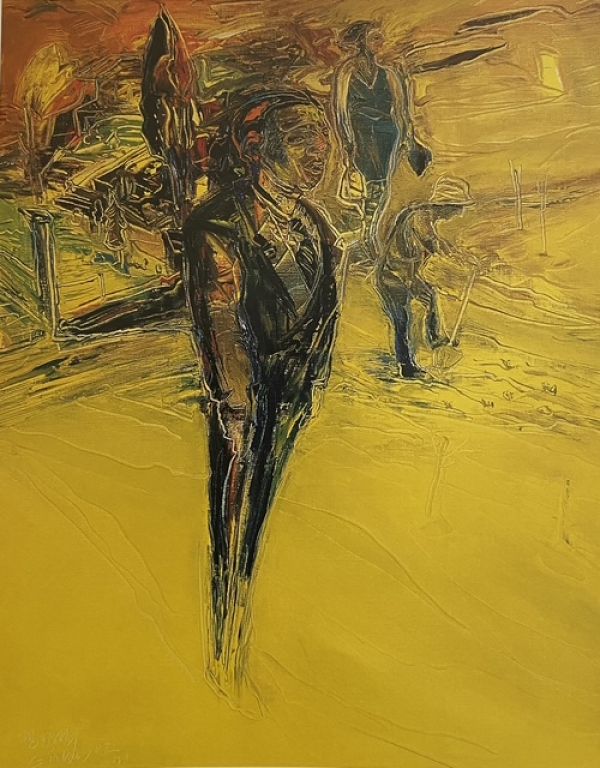 
                  The Earth, 2001, Oil on canvas, 70 x 56 cm        