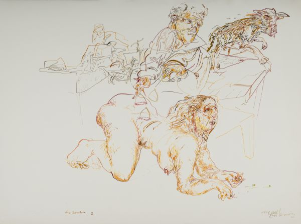 
                  September 2002, 2002, Ecoline on paper, 56 x 76 cm        