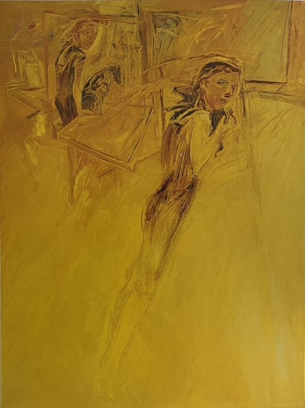 
                  Deja Vue, 2004, Oil on canvas, 116 x 89 cm        