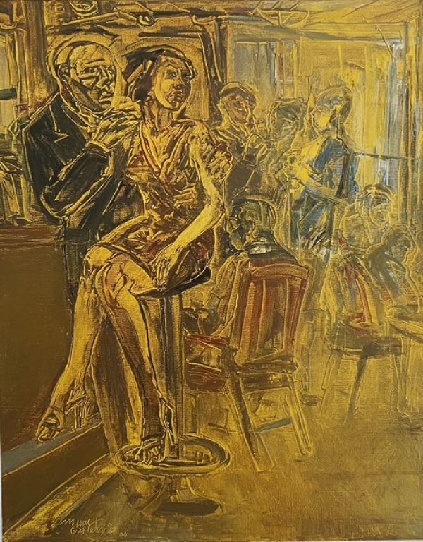 
                  What's the matter with you, 2004, Oil on canvas, 70 x 56 cm        