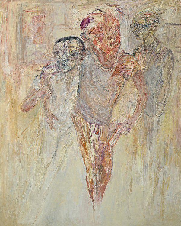 
                  "White Youth" Kavafis, 2006, Oil on canvas, 162 x 130 cm        