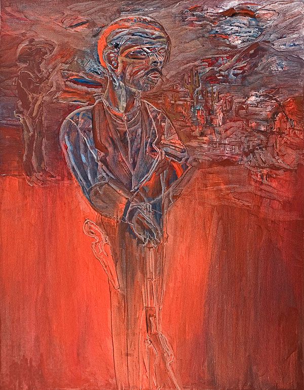 
                  Viva Zapata, 2006, Oil on canvas, 146 x 114 cm        