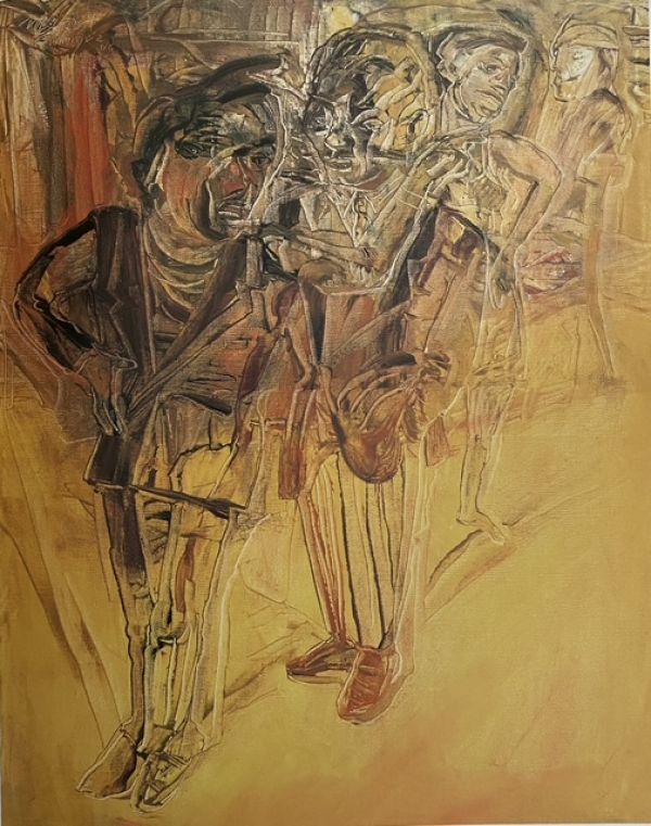 
                  Mens Fashion I, 2006, Oil on canvas, 70 x 56 cm        