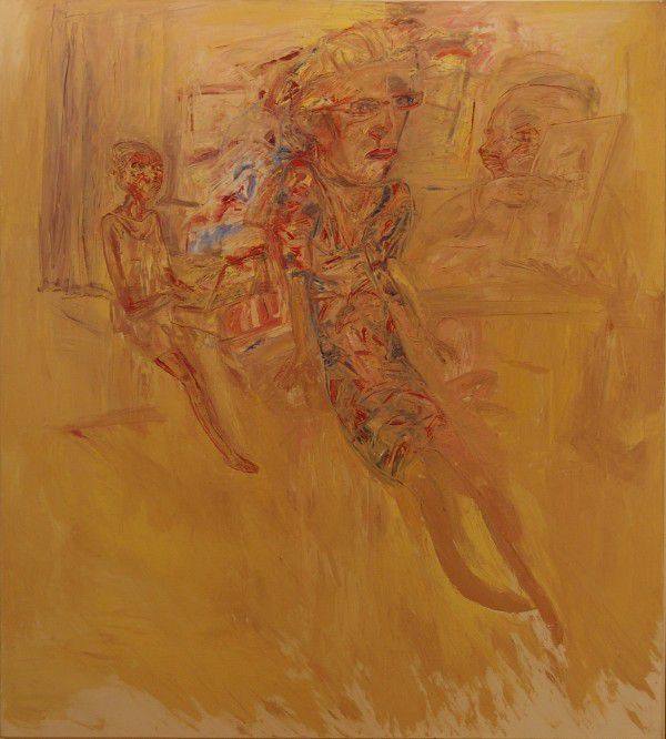 
                  I Don't Care, 2007, Oil on canvas, 200 x 180 cm        