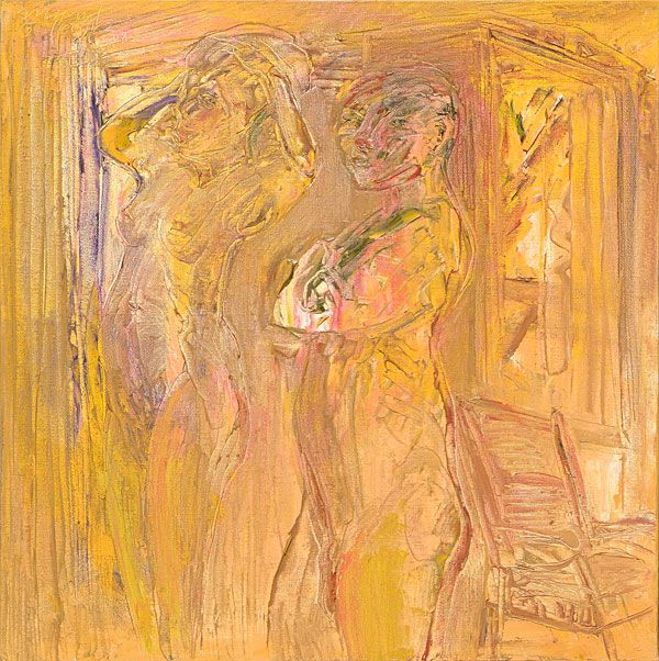 
                  Couple, 2008, Oil on canvas, 50 x 50 cm        