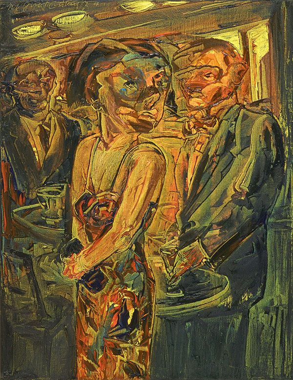 
                  The Foundation Director; One Evening, 2008, Oil on canvas, 65 x 50 cm        