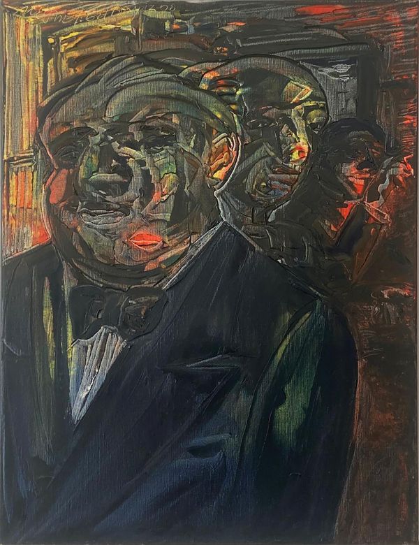 
                  Appreciation ("Reception" series), 2008, Oil on canvas, 65 x 50 cm        