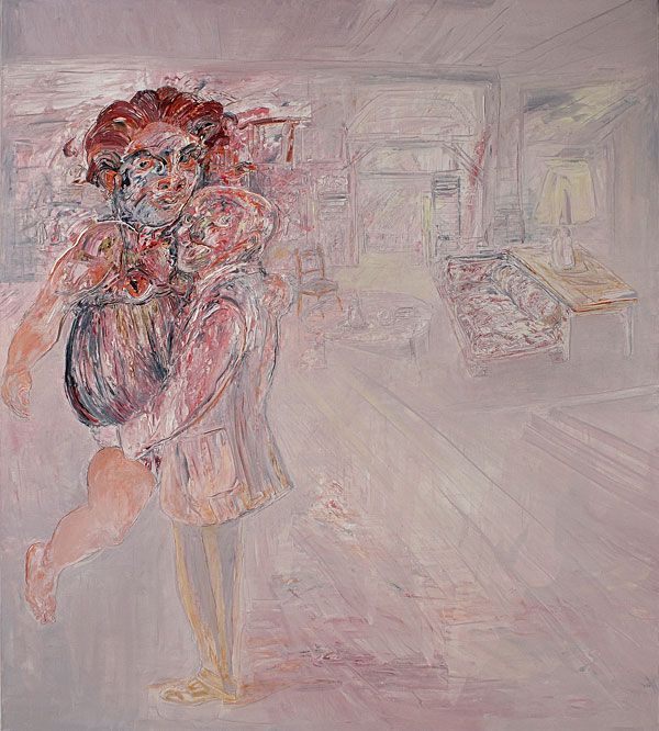 
                  Higher, 2009, Oil on canvas, 200 x 180 cm        