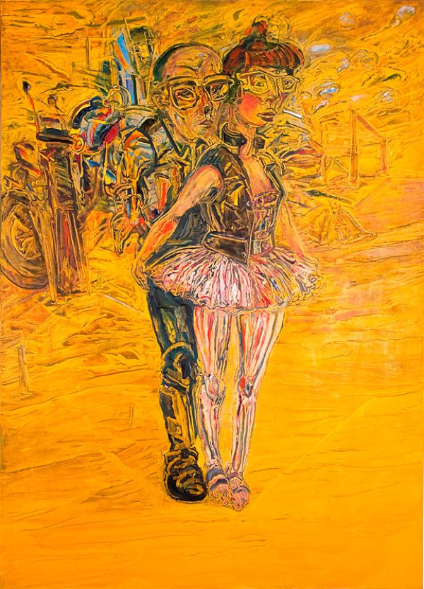 
                  Tutu, 2010, Oil on canvas, 162 x 130 cm        