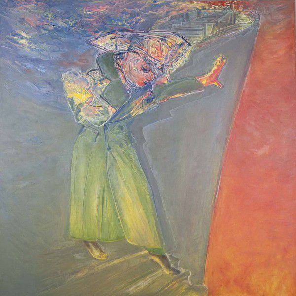 
                  Leaving the Citadel, 2011, Oil on canvas, 150 x 150 cm        