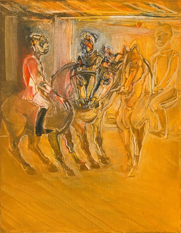 
                  Red Jacket, 2015, Oil on canvas, 65 x 50 cm        