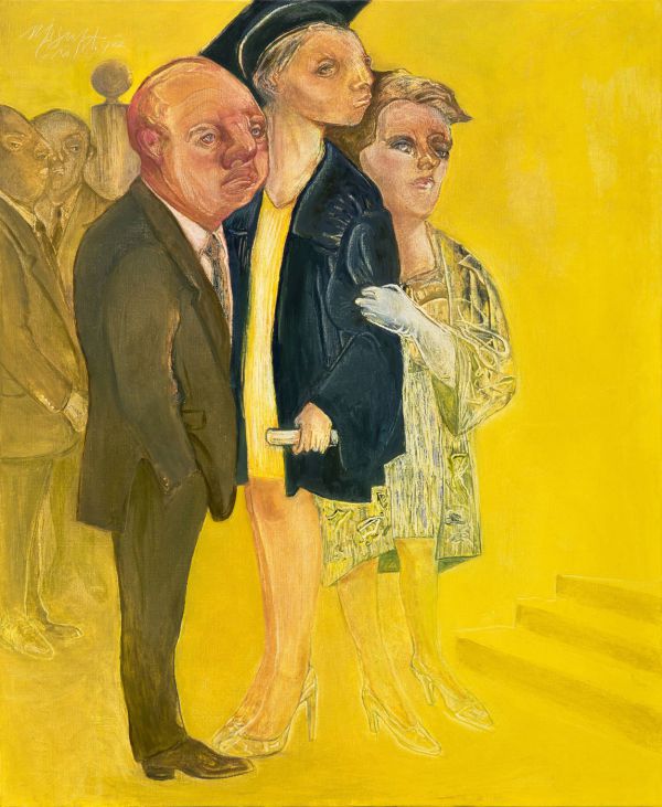 
                  A Cause for Pride, 2015, Oil on canvas, 73 x 60 cm        