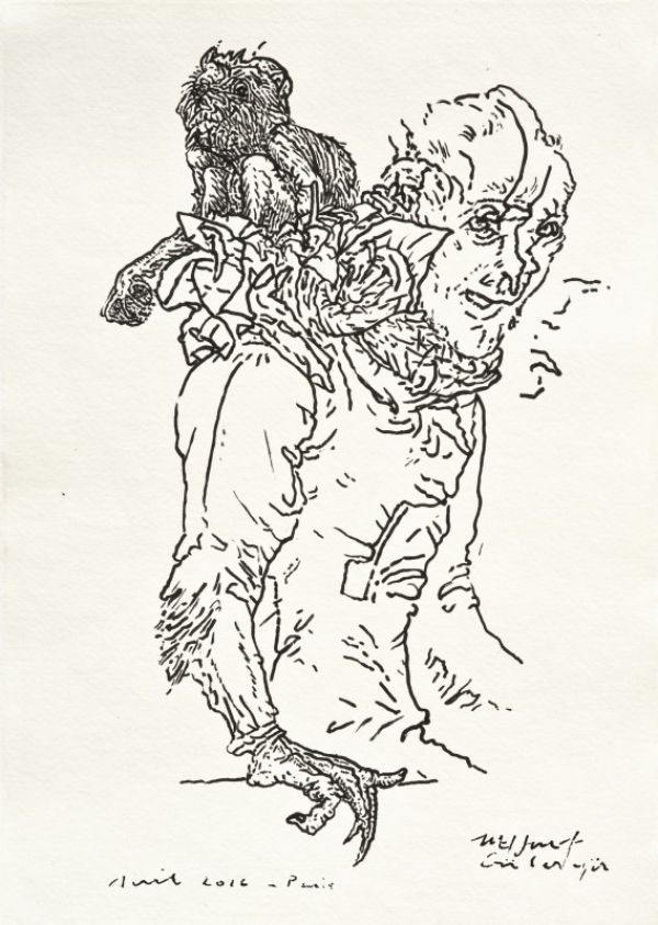 
                  Solutions Series-1, 2016, Ink on paper, 30 x 21.5 cm        