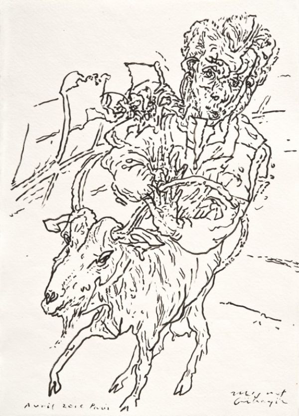 
                  Solutions Series-3, 2016, Ink on paper, 20.7 x 30 cm        