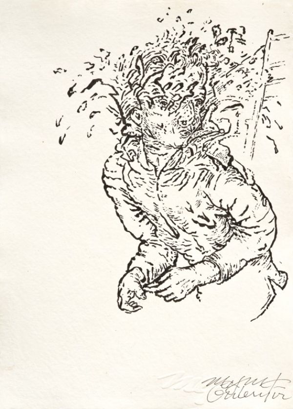 
                  Solutions Series-9, 2016, Ink on paper, 21 x 15 cm        