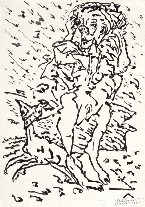 
                  Solutions Series-12, 2016, Ink on paper, 20.7 x 30 cm        