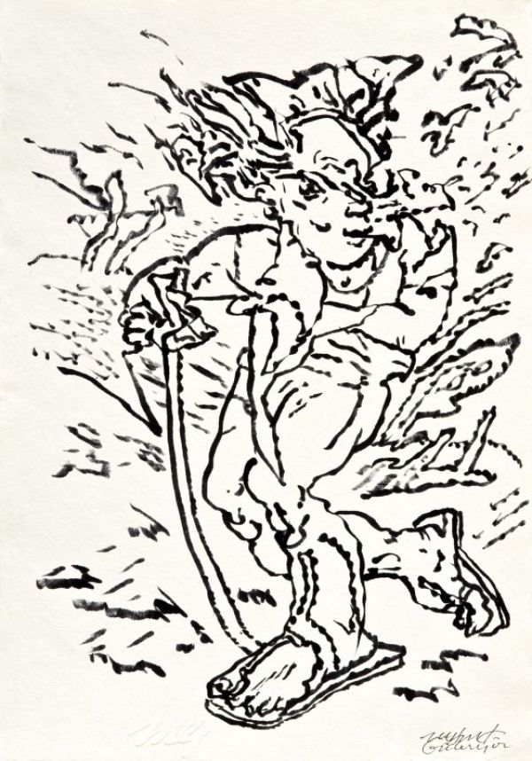 
                  Solutions Series-13, 2016, Ink on paper, 20.7 x 30 cm        