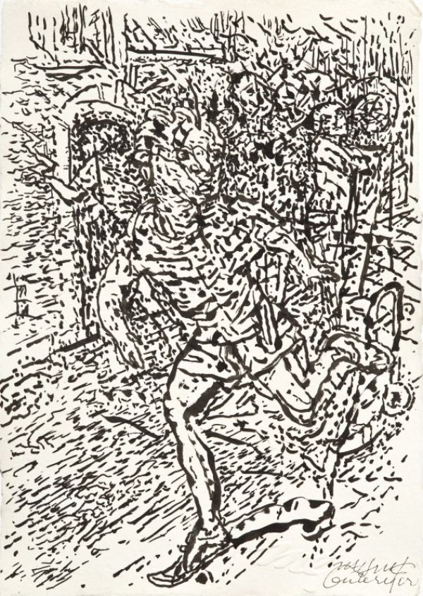 
                  Solutions Series-26, 2016, Ink on paper, 20.7 x 30 cm        