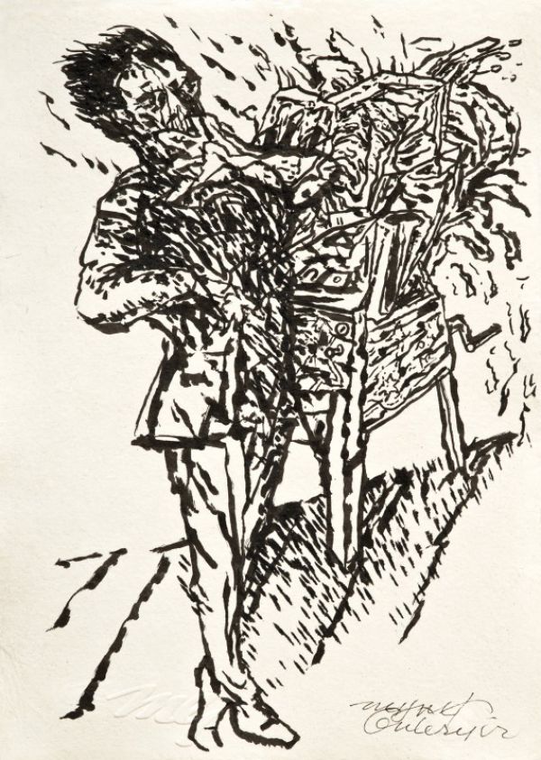 
                  Solutions Series-19, 2016, Ink on paper, 20.7 x 30 cm        