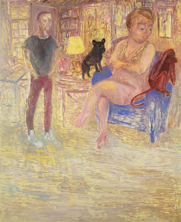 
                  Bête noire |, 2017, Oil on canvas, 162 x 130 cm        