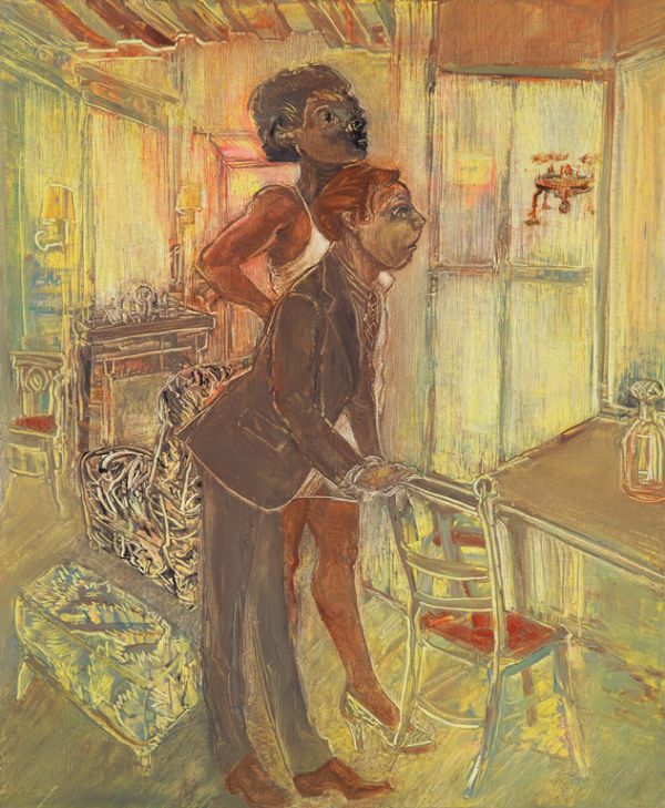 
                  La Drone, 2018, Oil on canvas, 76 x 60 cm        