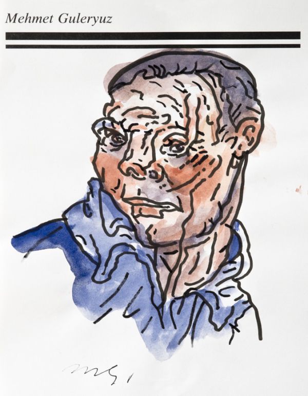 
                  Untitled, 2018, Marker on paper, 18,5 x 14,5 cm        