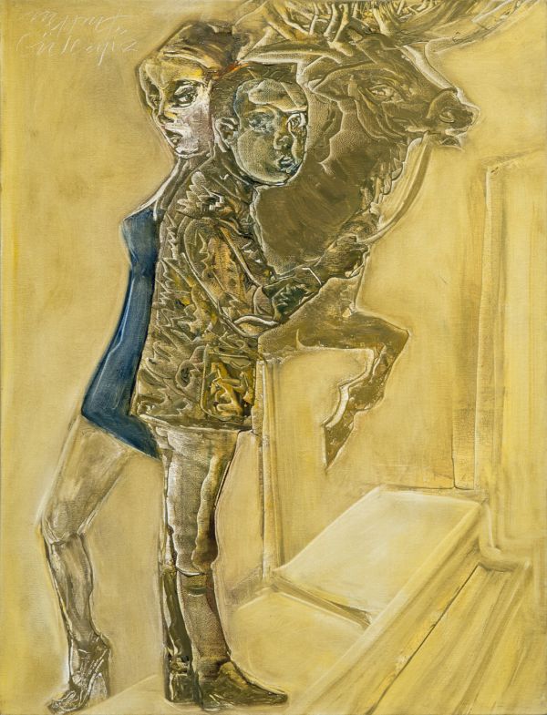 
                  5 Mai 2019 Paris, 2019, Oil on canvas, 35 x 27 cm        