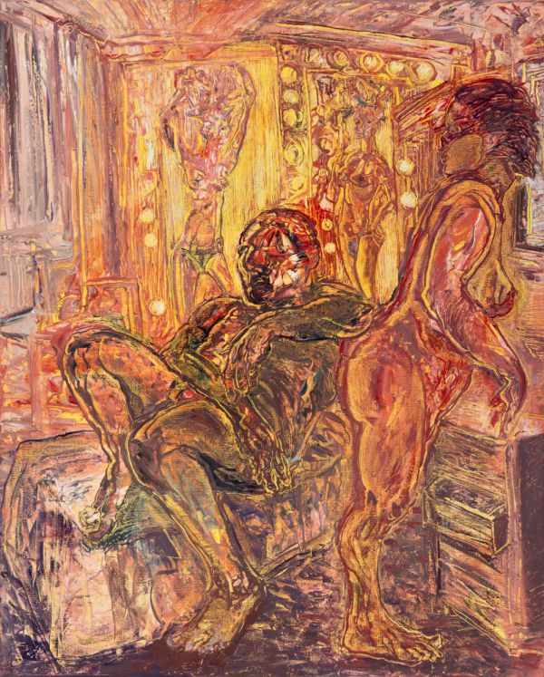 
                  29 Avril 2019 Paris - Le Coulissé, 2019, Oil on canvas, 81 x 65 cm        