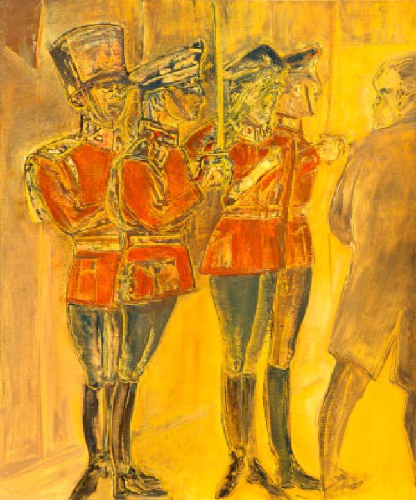 
                  8 August 2019 B.Hüsun Assos, 2019, Oil on canvas, 64.5 x 54 cm        