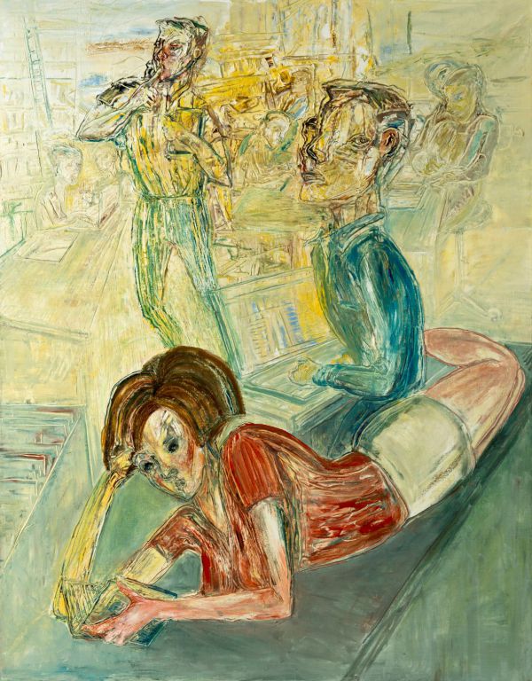 
                  15 Novembre 2019 Paris, 2019, Oil on canvas, 146 x 114 cm        