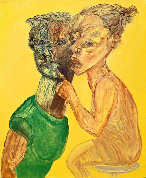 
                  2 Juin 2020 Paris, 2020, Oil on canvas, 73 x 60 cm        