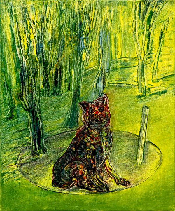 
                  18 Juin 2020 Paris, 2020, Oil on canvas, 46 x 38 cm        