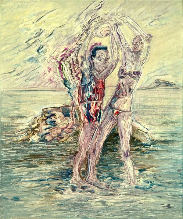 
                  23 Juin 2020 Paris, 2020, Oil on canvas, 55 x 46 cm        