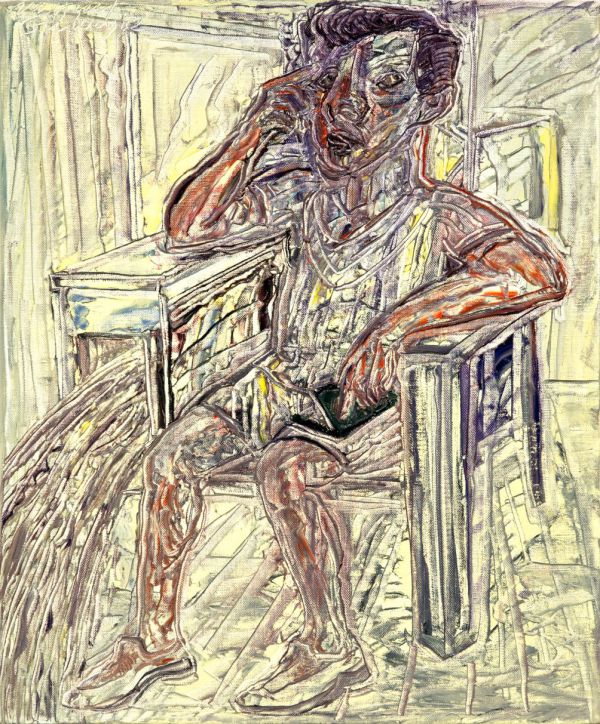 
                  18 Juillet 2020 Paris -  Cela coule de source, 2020, Oil on canvas, 65 x 54 cm        